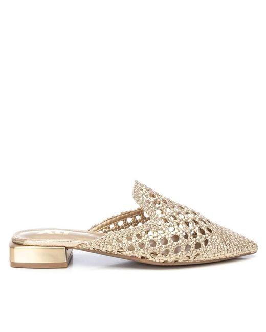 Xti Natural Braided Mules By