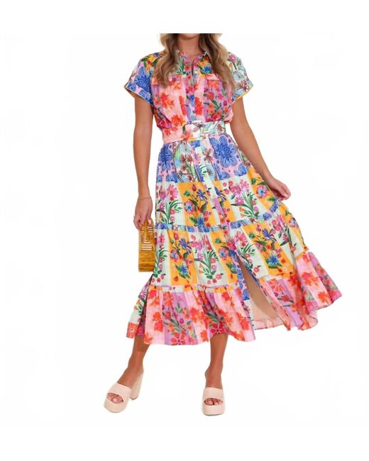 Alden Adair Red Rachel Dress