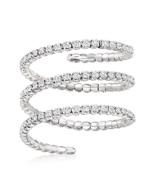 Ross-Simons Metallic Diamond Flexible Wrap Ring