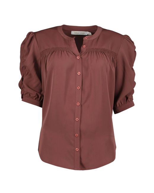 Bishop + Young Red Rachel Blouse