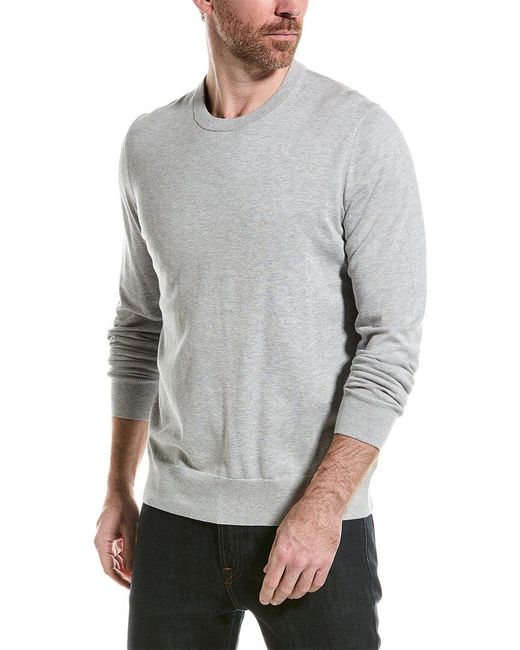 Brooks Brothers Gray Crewneck Sweater for men