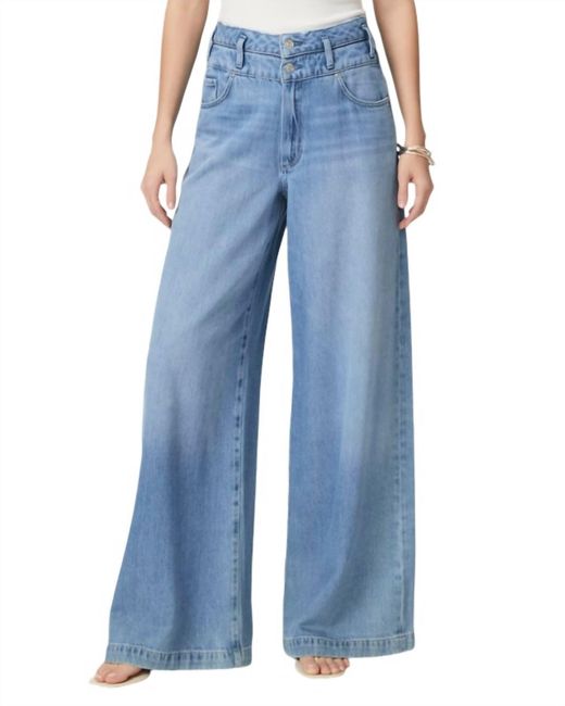PAIGE Blue Portia Wide Leg Jean