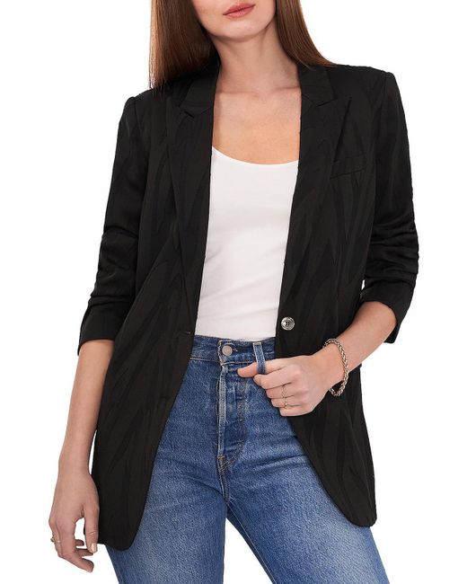 Vince Camuto Jacquard Business Two-button Blazer in Black | Lyst