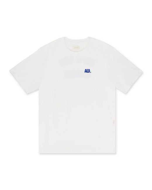 Aimé Leon Dore White Homerun Robbers T-Shirt for men