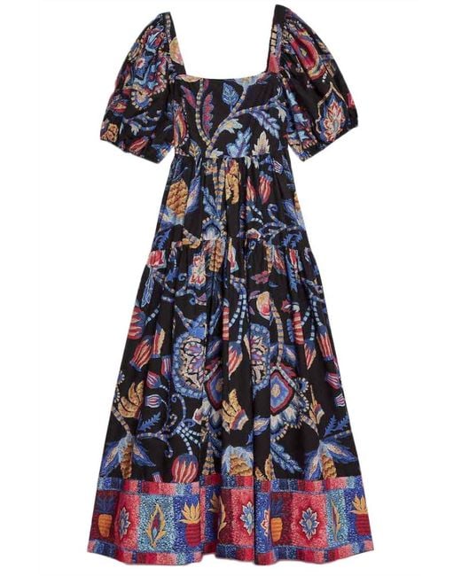 FARM Rio Sunset Tapestry Maxi Dress in Blue Lyst