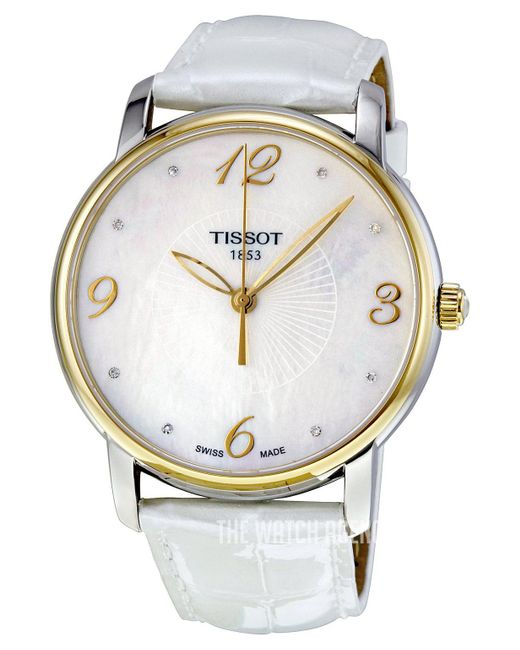 Tissot Gray 38mm White Quartz Watch T0522102611600