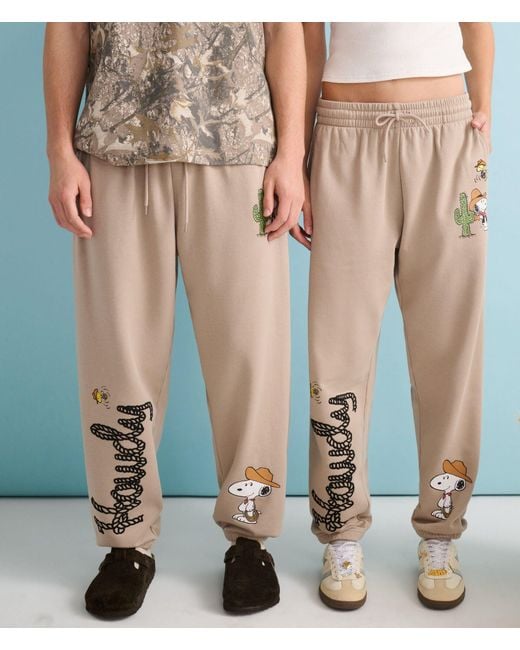 Aéropostale Multicolor Peanuts Aéropostale Western Snoopy Howdy Jogger Sweatpants for men