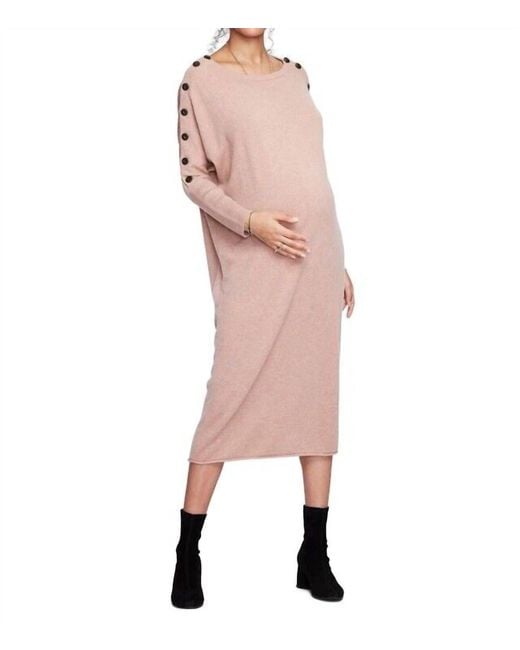 HATCH Pink Lou Maternity Dress