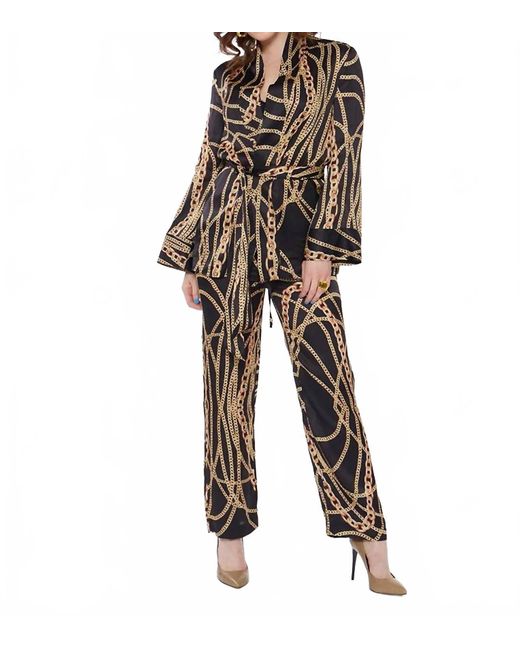 Circular Path Black Lounge Pants