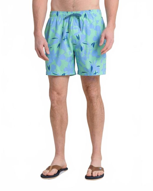 Southern Tide Men's Blue Boys Blossom Bay Swim Trunk