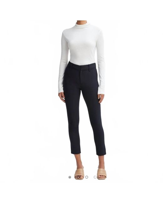 Vince High Rise Cigarette Pant in Black