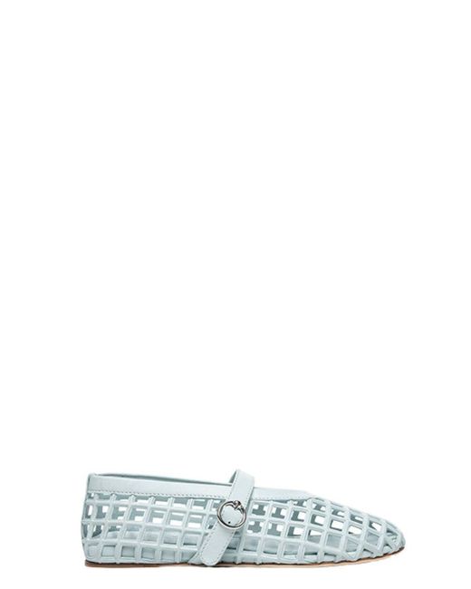 3Juin Blue Gwen 005 Calfskin Leather Ballerina Flats