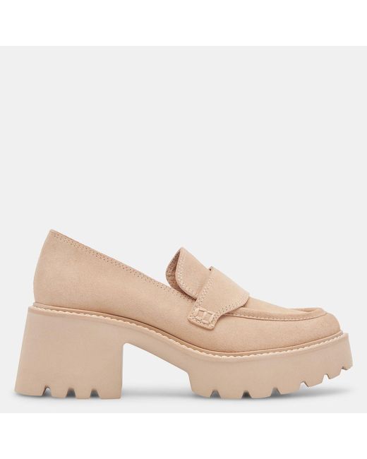 Dolce Vita Natural Halona Loafers Dune Suede