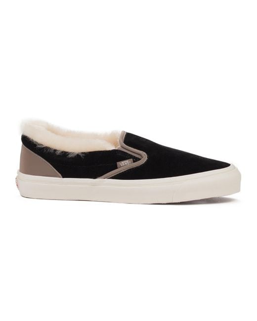 Vans Black V-Og Classic Slip-On Lx Sneakers for men