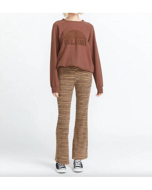 Volcom Brown Fantasy Time Pants