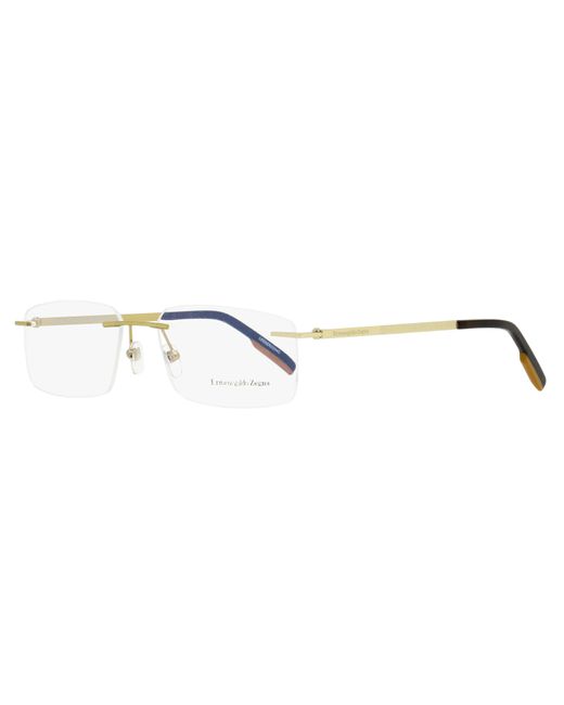 Zegna Black Rimless Eyeglasses Ez5219 038 Bronze/havana 57mm for men