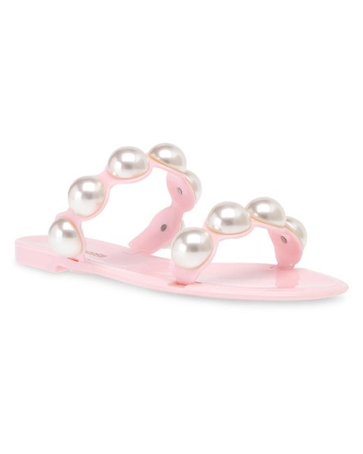 steve madden pink jelly heels
