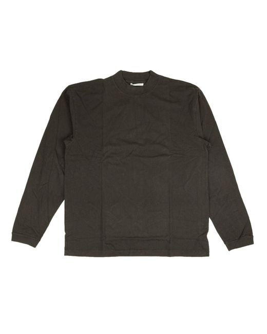 John Elliott Green 900 Mock Long Sleeve T-shirt - Carbon Gray for men