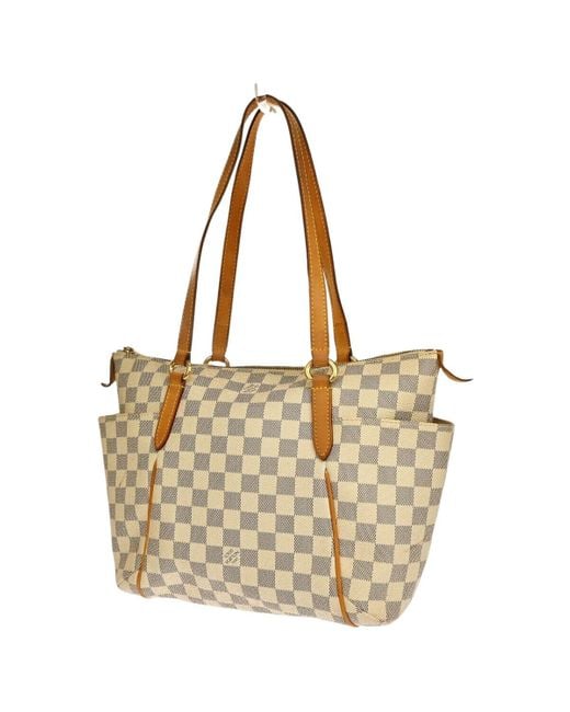 Louis Vuitton Totally Canvas Tote Bag (pre-owned) in Metallic