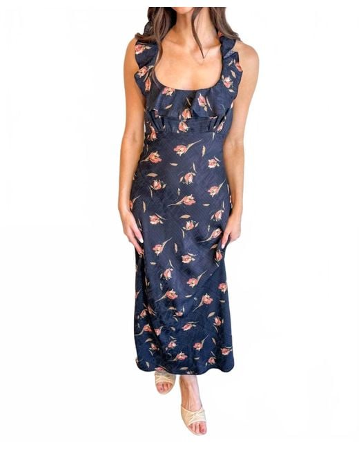 slim fit dress slacks Meana Halter Plunge Drop-Waist Midi Dress
