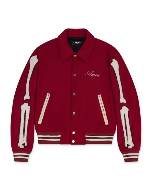 Amiri Red Bones Jacket for men