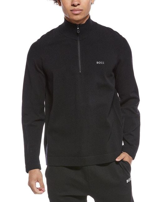 Boss Black Seamless Tech Pullover for men
