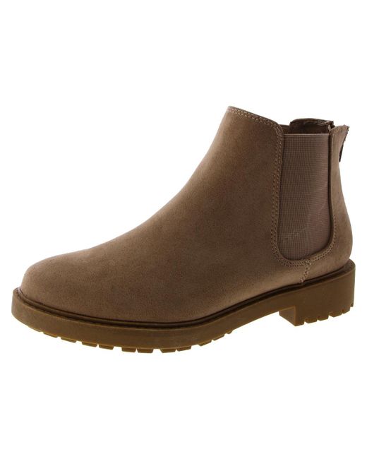Esprit Sam Stretch Ankle Chelsea Boots in Brown Lyst