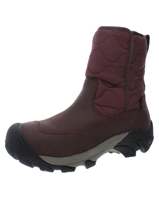 Keen Brown Betty Leather Quilted Winter & Snow Boots