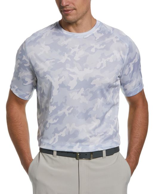 PGA TOUR Gray Crewneck Short Sleeve Shirts & Tops for men