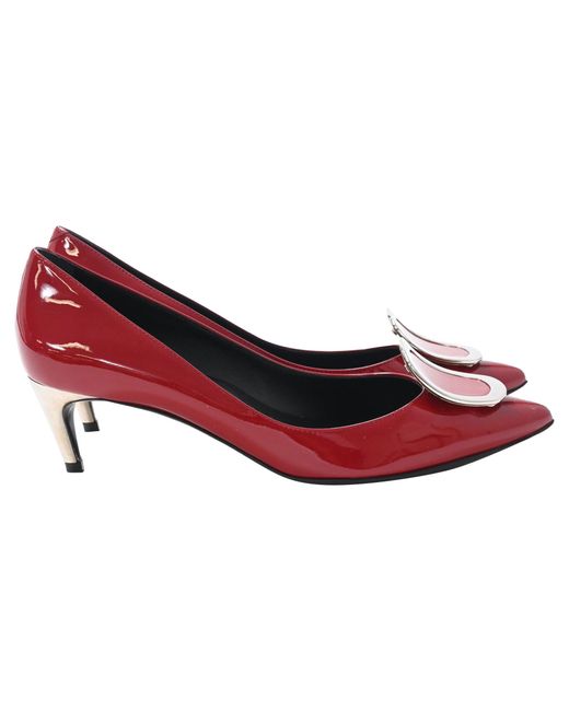 Roger Vivier Red Pointed Toe Pumps