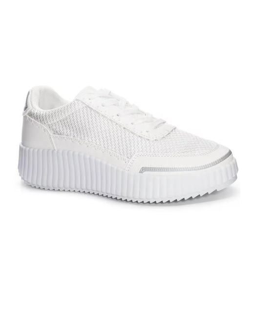Dirty Laundry White Spirited Mesh Sneaker