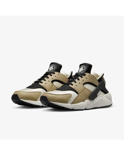 Nike Natural Air Huarache Dd1068-007 Sneaker Khaki Leather Comfort Shoes for men