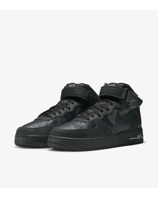 Nike Black Air Force 1 Mid '07 Halloween Dq7666-001 Off Noir/ Sneakers Jn93 for men