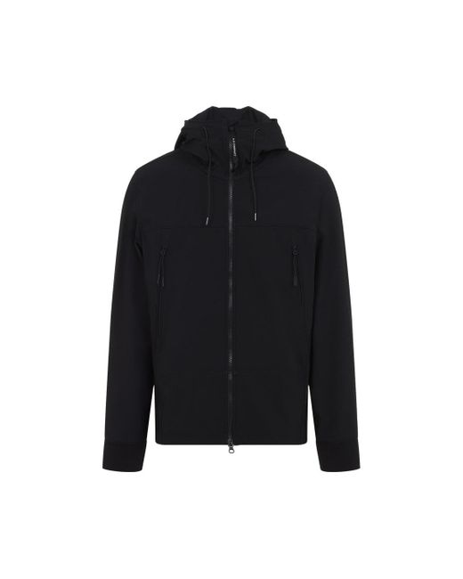 C P Company Black Goggle Jacket For for men