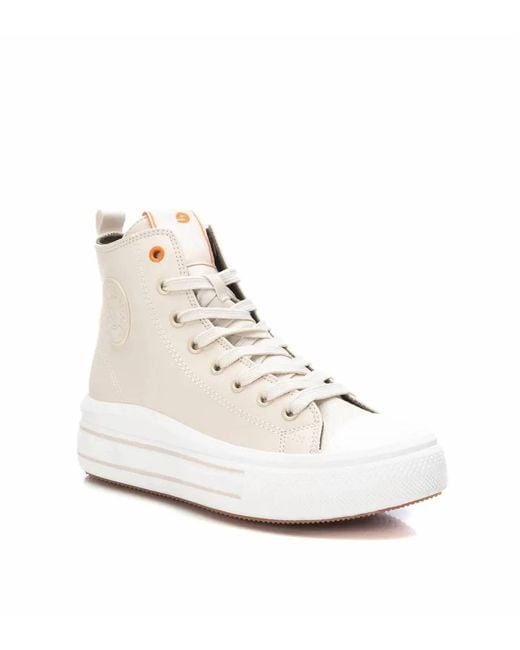 Xti White Sneakers Boots