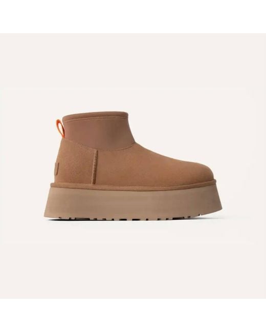 Ugg Brown Classic Mini Dipper Boot