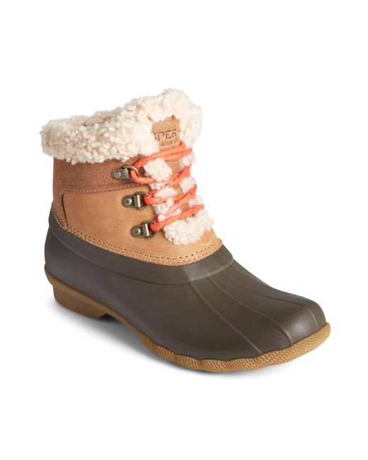Sperry Top-Sider Saltwater Alpine Duck Boot in Brown | Lyst