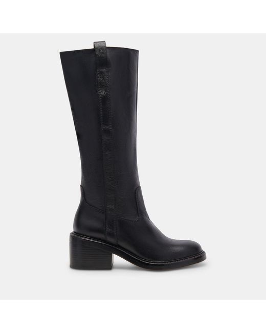 Dolce Vita Black Illora Boots Leather