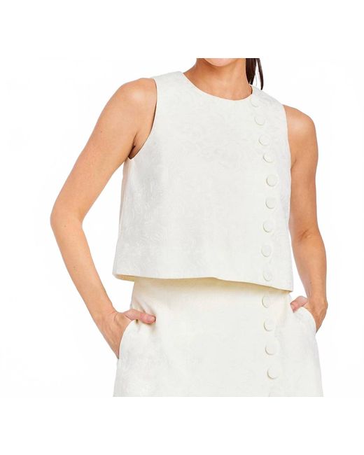mestiza White Etta Top