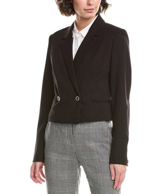 Rag & Bone Black Elvy Twill Blazer