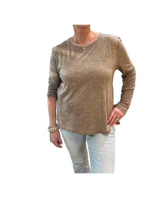 Olivaceous Gray Simple Tee