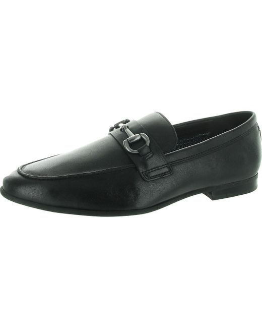 Vince Camuto Wileen Solid Leather Loafers in Black for Men | Lyst