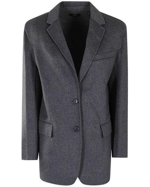 Theory Black Wool And Cashmere Blazer