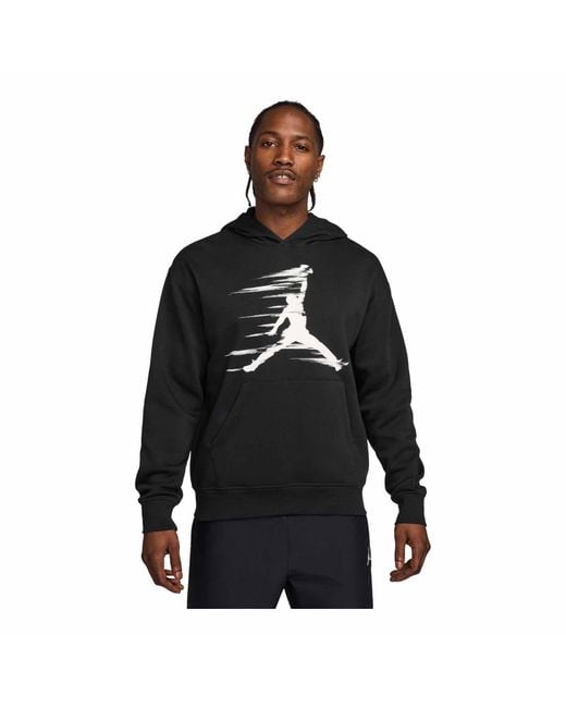 Nike Black Mvp Fleece Pullover Hoodie for men