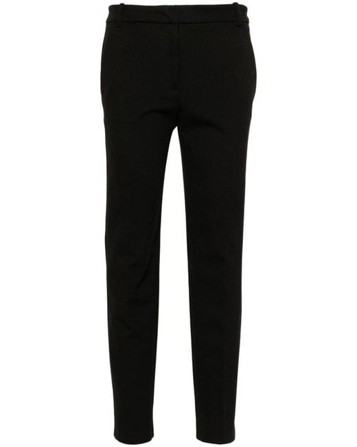 Pinko Black Tailored Trousers With Polished Silhouette