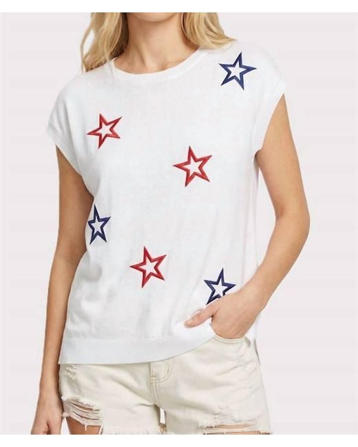 Staccato White Star Top