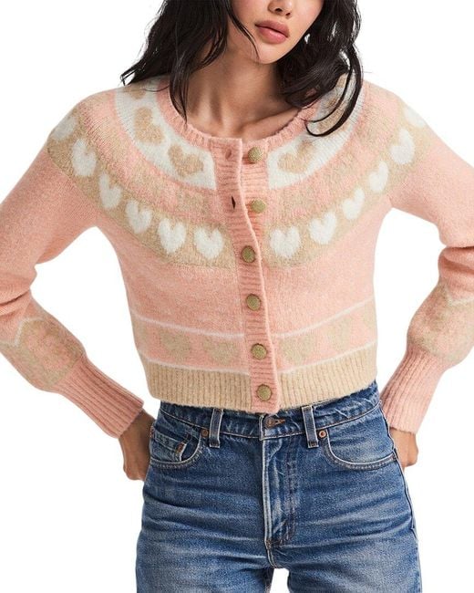 Love shack fancy on sale fair isle cardigan