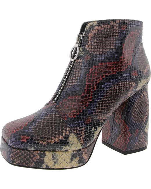 Katy Perry Black The Uplift Bootie Block Heel Manmade Ankle Boots