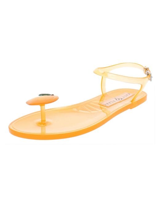 Katy Perry Metallic The Geli Scented Casual Thong Sandals