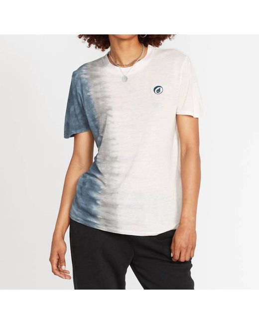 Volcom White Tern N Bern Short Sleeve Top